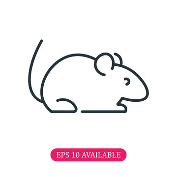 Mouse animal icon vector