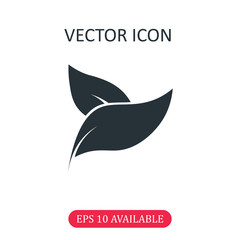 Leaves icon vector