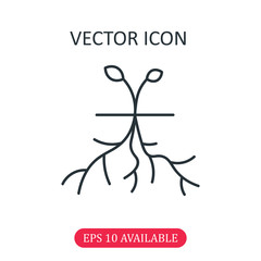 Fototapeta premium Plant icon vector