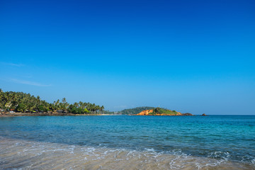 beautiful beach and tropical sea