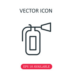 Fire extinguisher icon vector
