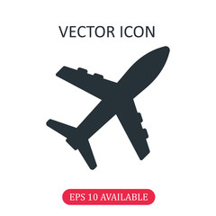 Plane icon vector