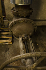 old big damper on the pipeline