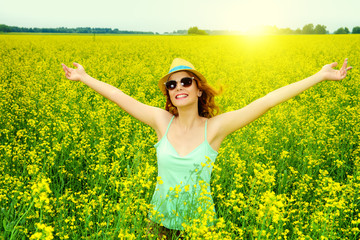 Naklejka premium carefree happiness