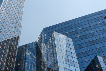 Fototapeta na wymiar Windows of Skyscraper Business Office, Corporate building