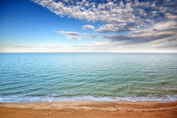 beautiful seascape panorama.