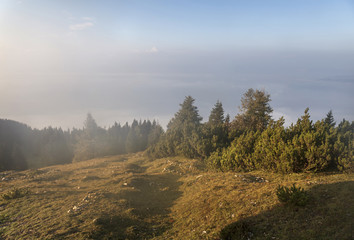 Sonnenaufgang am Dobratsch