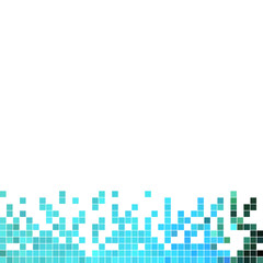 abstract vector square pixel mosaic background