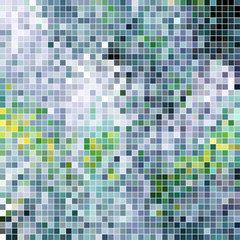 abstract vector square pixel mosaic background