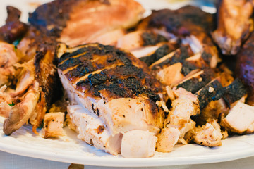 Plate of Smoked Turkey