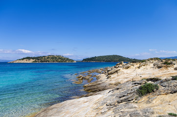 Fototapeta premium Amazing scenery in SIthonia, Chalkidiki, Greece