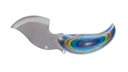 Meubelstickers Side view of an ulu knife © Guy Sagi