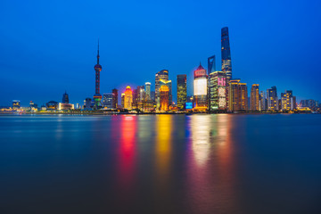 Shanghai at night