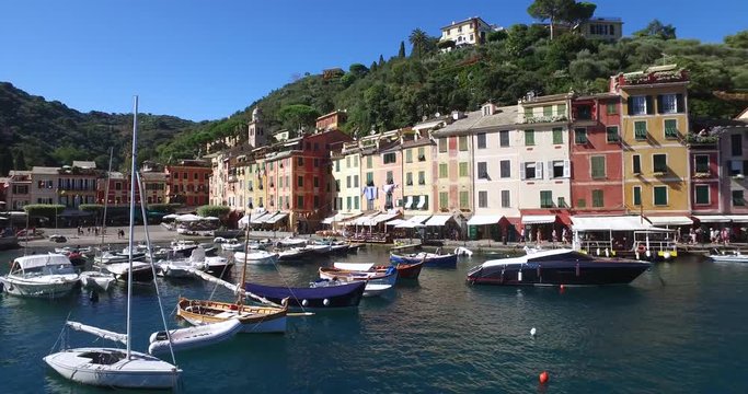 The italian village and vacation resort of Portofino, Liguria, Italy