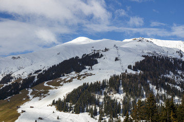 Fototapeta na wymiar Tuxer Alps in Austria, 2015