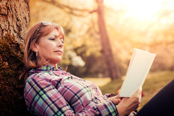 Relaxing in the park