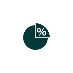 percentage, web icon. vector design