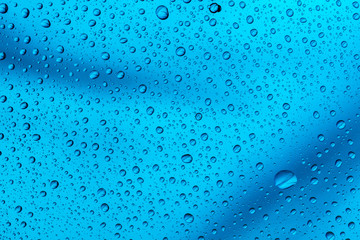 Water raindrops close up
