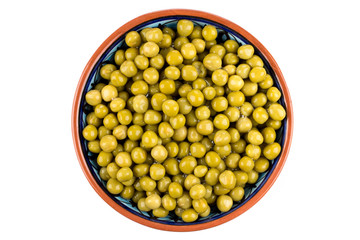 Marinated green peas