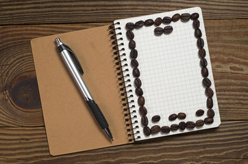 Notebook with pen