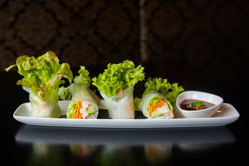 Thai Fresh Spring Rolls