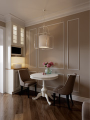 Elegant classic kitchen interior design