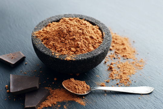 Cocoa Powder In A Bowl