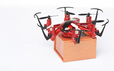 Delivery packages via drones