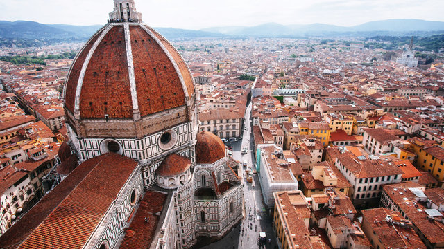 Florence Duomo from top of Giotto&rsquo;s Campanile 