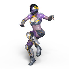 女性サイボーグ