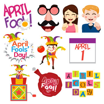 April Fools Day Illustrations
