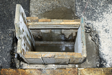 sewer line repair and restore  in  city street