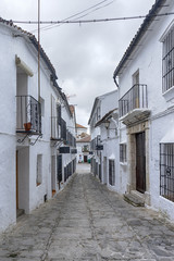 Típicas calles del municipio andaluz de Grazalema en la provincia de Cádiz