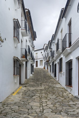Típicas calles del municipio andaluz de Grazalema en la provincia de Cádiz