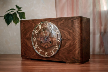 Vintage wooden clock