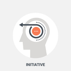 initiative icon concept