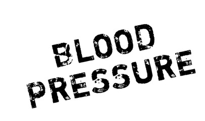Blood Pressure rubber stamp. Grunge design with dust scratches. Effects can be easily removed for a clean, crisp look. Color is easily changed.
