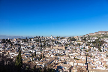 Fototapeta premium Ville de Grenade, Andalousie, Espagne