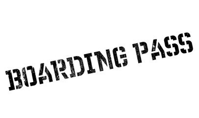 Boarding Pass rubber stamp. Grunge design with dust scratches. Effects can be easily removed for a clean, crisp look. Color is easily changed.