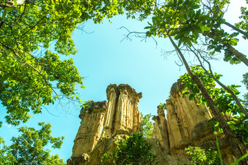 Pha Chau at Mae Wong national park in Thai