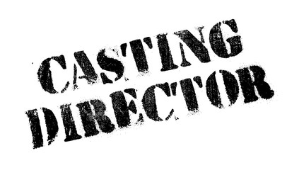 Casting Director rubber stamp. Grunge design with dust scratches. Effects can be easily removed for a clean, crisp look. Color is easily changed.