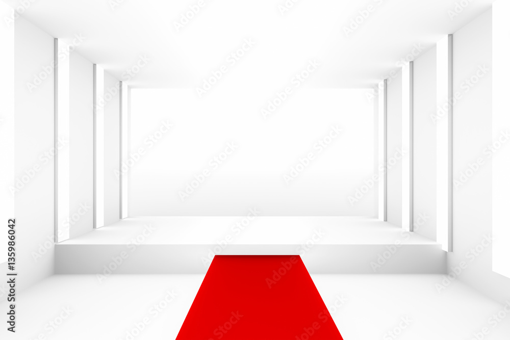 Aufkleber blank white empty podium for backdrop design template pr blank layouts background