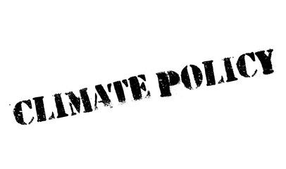 Climate Policy rubber stamp. Grunge design with dust scratches. Effects can be easily removed for a clean, crisp look. Color is easily changed.