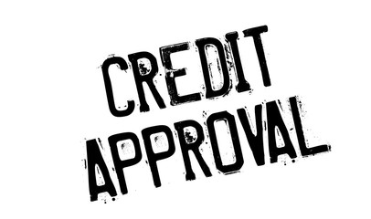 Credit Approval rubber stamp. Grunge design with dust scratches. Effects can be easily removed for a clean, crisp look. Color is easily changed.