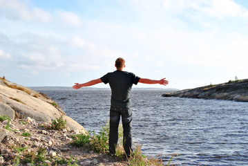 Naklejka premium Blondynek