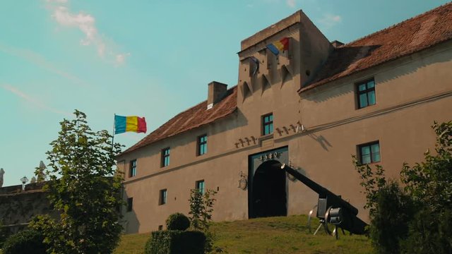 A static shot of the Old Citadel in Brasov, Romania
