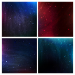 Space Background Vector	