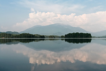 Beautiful siberian view. Tagasuk lake, Russia