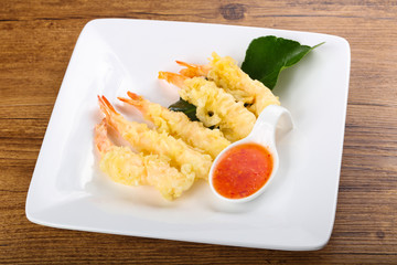 Prawn tempura
