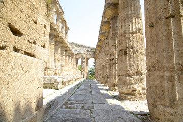 パエストゥム遺跡　ネプチューン神殿
